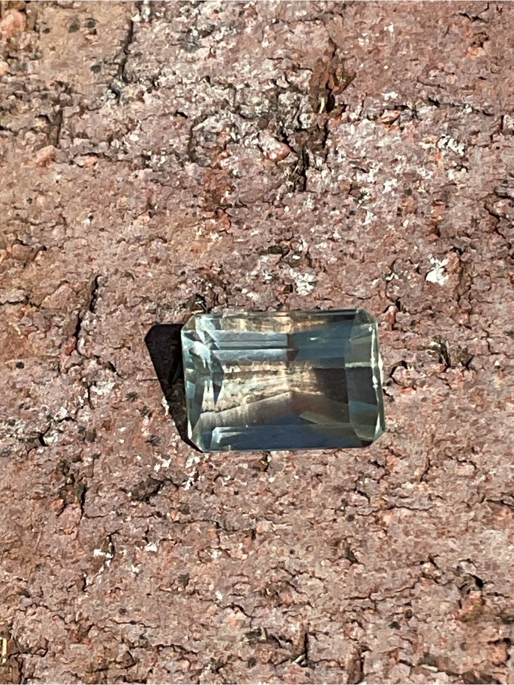 Prasiolite Emerald Cut Loose Gem